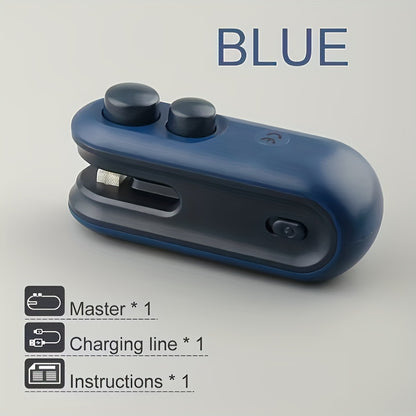 1 Stück tragbarer magnetischer USB-wiederaufladbarer Taschenversiegeler mit eingebautem Akku,  Kunststoff-Versiegelungsmaschine  USB-Mini-Versiegeler für Beutelverschlüsse