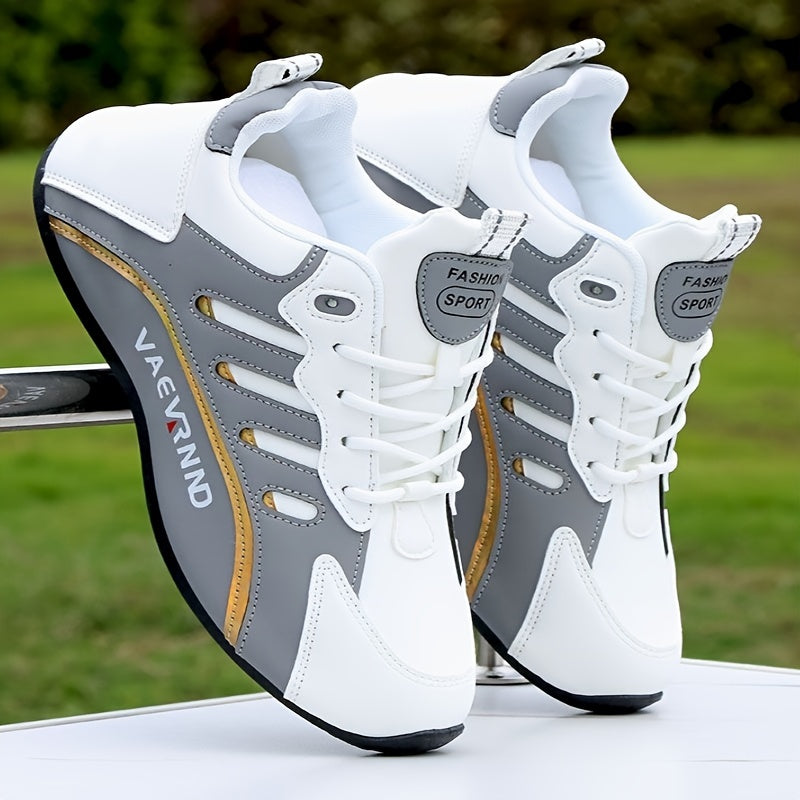 Herren Freizeitsneaker - Low-Top-Schnürschuhe mit atmungsaktivem Obermaterial, gepolstertem Komfort und langlebiger Profilsohle