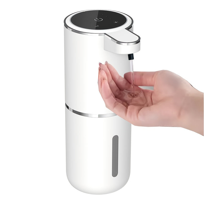 Ein 380 ml wiederaufladbarer automatischer Sensorspender für Seife, geeignet für Schaumschhandseife und Küchenreiniger mit automatischer Sensortechnologie