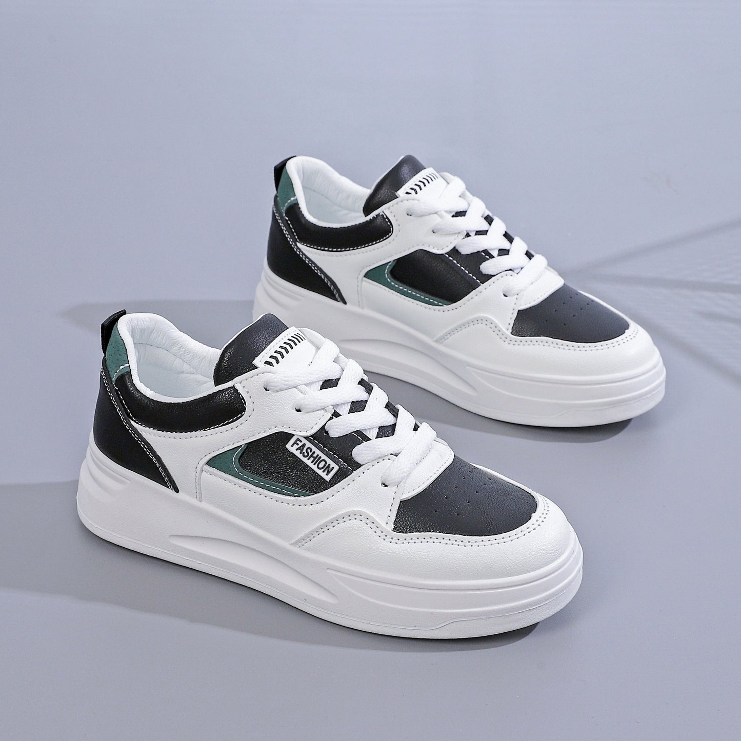 Leichte Sneaker für Damen, Low-Top Schnürplattform Freizeitschuhe, Damenmode Schuhe