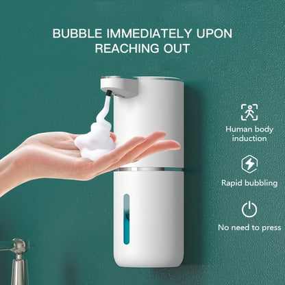 Ein 380 ml wiederaufladbarer automatischer Sensorspender für Seife, geeignet für Schaumschhandseife und Küchenreiniger mit automatischer Sensortechnologie