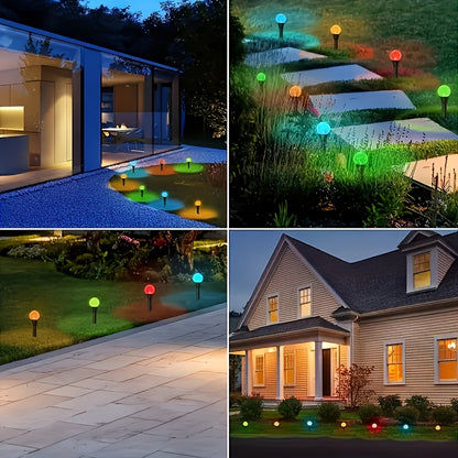 20 Stück Solar-Garten-Kristalllichter, Außen-Rasenlichter mit 8 Lichtmodi, automatische Abschaltung am Tag undNight-On for Summer, Camping, Christmas, Wedding, Party, Birthday Pathway Decorations