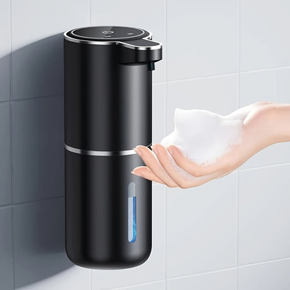 Ein 380 ml wiederaufladbarer automatischer Sensorspender für Seife, geeignet für Schaumschhandseife und Küchenreiniger mit automatischer Sensortechnologie