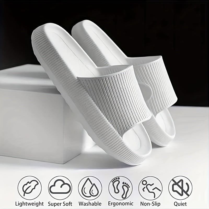 Damen-Sandalen mit dicker Sohle Die neuen Paar Hausschuhe eignen sich für den Innenbereich aus EVA-Material