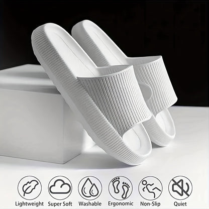 Damen-Sandalen mit dicker Sohle Die neuen Paar Hausschuhe eignen sich für den Innenbereich aus EVA-Material