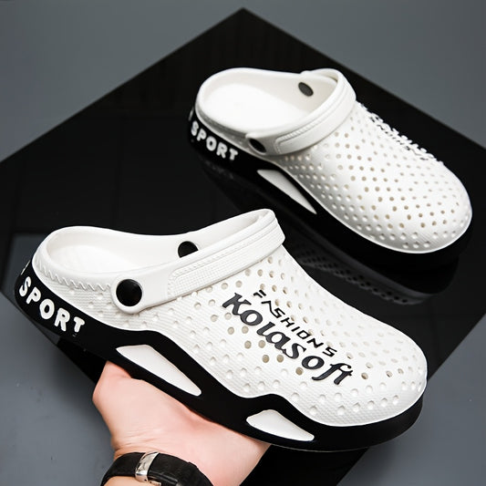 Herrenmode Sandalen | Rutschfeste, atmungsaktive, bequeme Hausschuhe EVA Gartenschuhe | Freizeit-Wanderschuhe, Outdoor-Strandschuhe