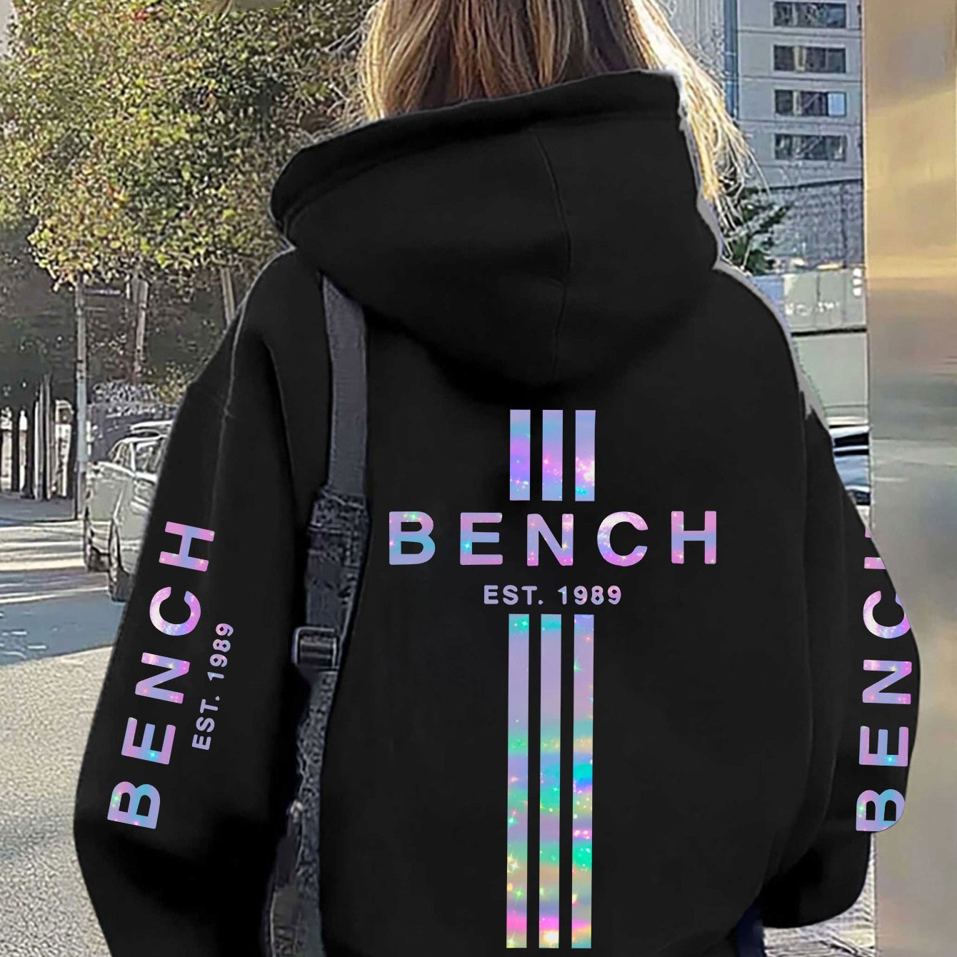 Plus-Size-Hoodie für Damen  lässige Langarmjacke für Herbst/Winter, maschinenwaschbar
