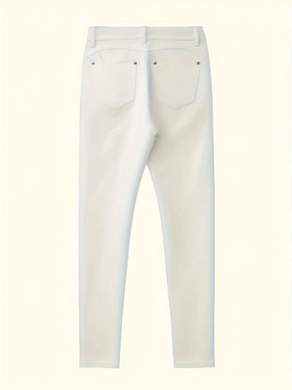 Weiße Damen-Jeans in Übergröße