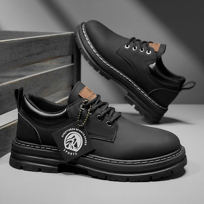Herren Klassische Gelbe Oxfords  ,strapazierfähiger PVC-Sohle