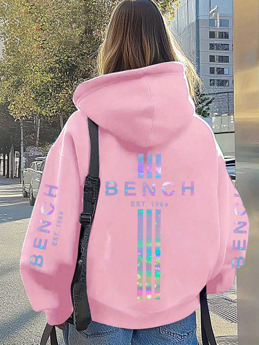 Plus-Size-Hoodie für Damen  lässige Langarmjacke für Herbst/Winter, maschinenwaschbar