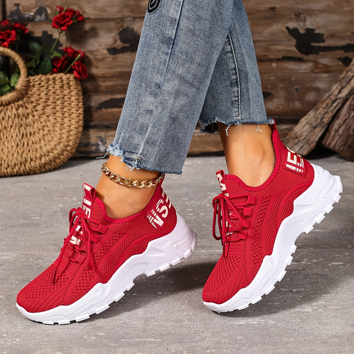 Modische Damen-Casual-Sneaker, atmungsaktive und bequeme Laufschuhe, weiche und komfortable Damenschuhe