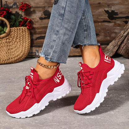 Modische Damen-Casual-Sneaker, atmungsaktive und bequeme Laufschuhe, weiche und komfortable Damenschuhe