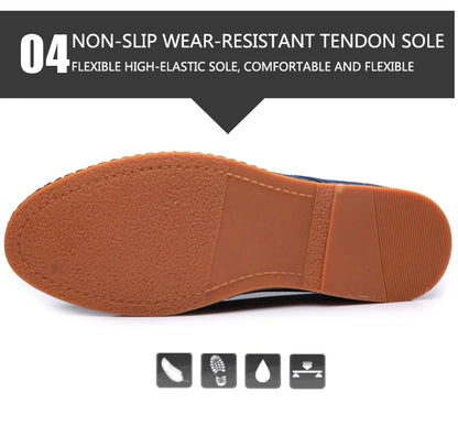 2025 Frühling Wildleder Herrenschuhe Oxford Bequeme Schuhe Elegante Schuhe