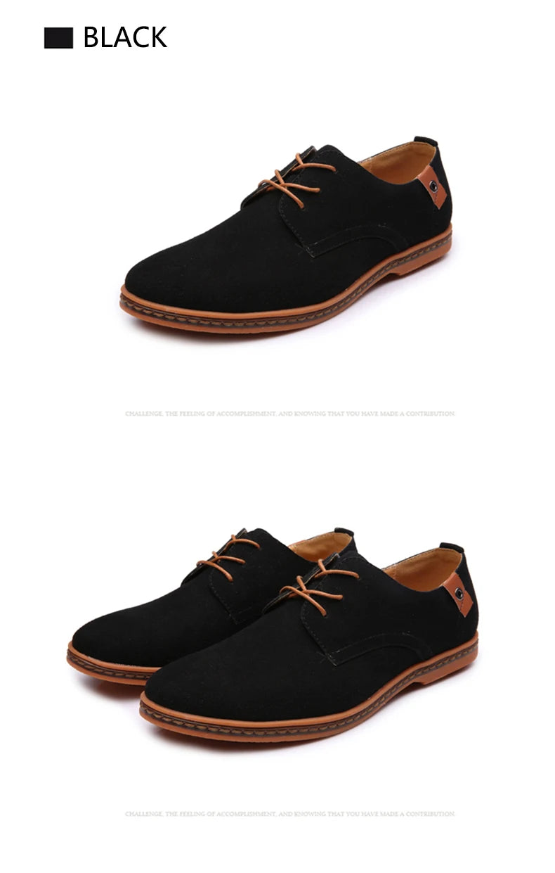 2025 Frühling Wildleder Herrenschuhe Oxford Bequeme Schuhe Elegante Schuhe