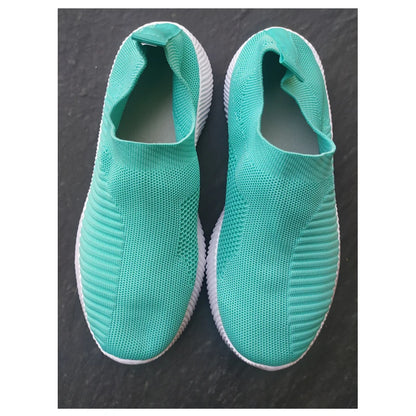 Damen Vulkanisierte Schuhe Hochwertige Damensneaker Slip-On Flache Schuhe Damen Loafers bis Größe 43 Walking Flach
