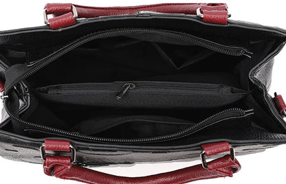 PU-Leder Freizeit-Crossbody-Taschen für Damen, Luxus-Designer-Tote-Handtasche, Damen, große Kapazität, Reisetasche für die Schulter