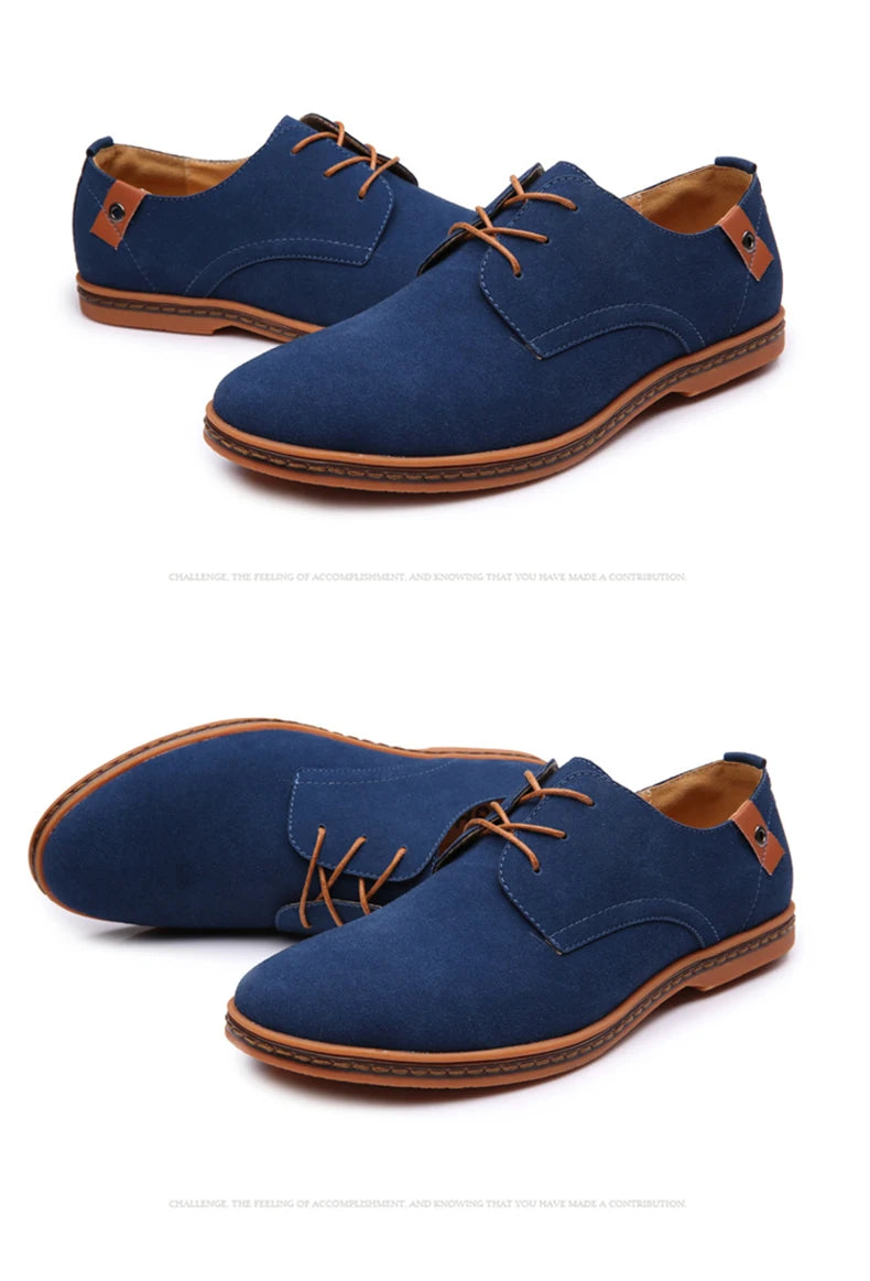 2025 Frühling Wildleder Herrenschuhe Oxford Bequeme Schuhe Elegante Schuhe