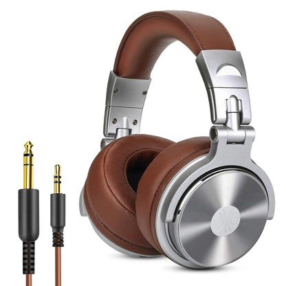 Oneodio Pro 30 Professionelle Studio-DJ-Kopfhörer mit Mikrofon Over-Ear Kabelgebundene Kopfhörer HiFi-Monitore Faltbares Gaming-Headset