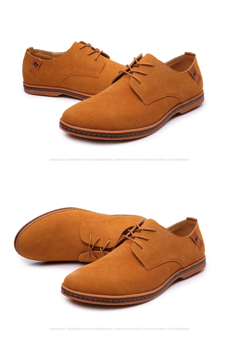 2025 Frühling Wildleder Herrenschuhe Oxford Bequeme Schuhe Elegante Schuhe