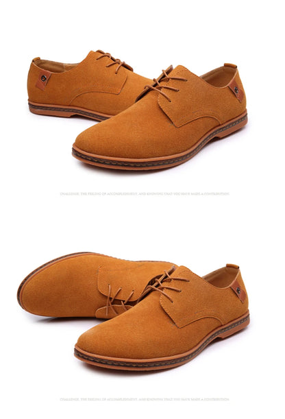 2025 Frühling Wildleder Herrenschuhe Oxford Bequeme Schuhe Elegante Schuhe