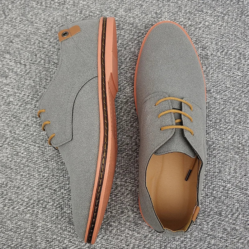 2025 Frühling Wildleder Herrenschuhe Oxford Bequeme Schuhe Elegante Schuhe