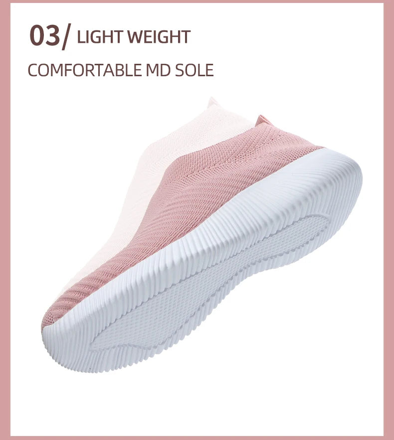 Damen Vulkanisierte Schuhe Hochwertige Damensneaker Slip-On Flache Schuhe Damen Loafers bis Größe 43 Walking Flach