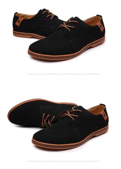 2025 Frühling Wildleder Herrenschuhe Oxford Bequeme Schuhe Elegante Schuhe