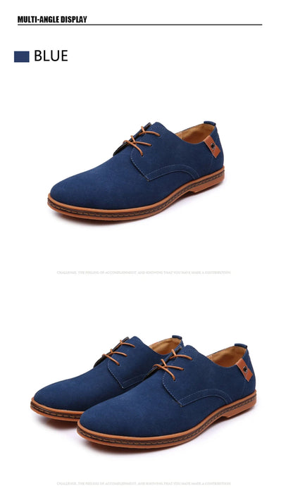 2025 Frühling Wildleder Herrenschuhe Oxford Bequeme Schuhe Elegante Schuhe