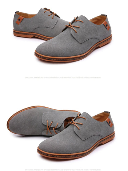 2025 Frühling Wildleder Herrenschuhe Oxford Bequeme Schuhe Elegante Schuhe