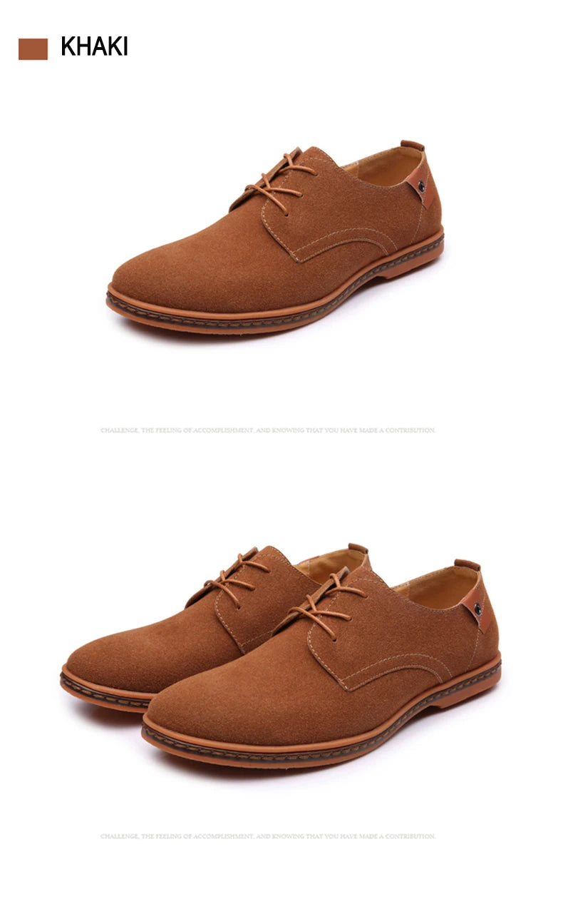 2025 Frühling Wildleder Herrenschuhe Oxford Bequeme Schuhe Elegante Schuhe