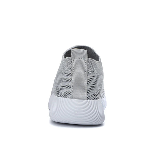 Damen Vulkanisierte Schuhe Hochwertige Damensneaker Slip-On Flache Schuhe Damen Loafers bis Größe 43 Walking Flach
