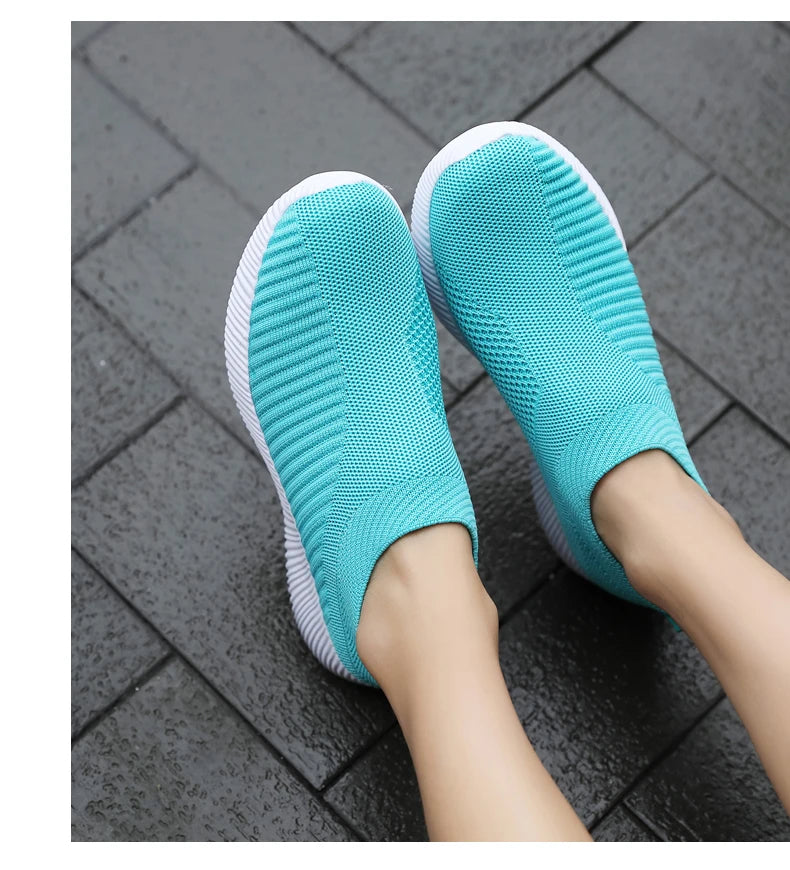 Damen Vulkanisierte Schuhe Hochwertige Damensneaker Slip-On Flache Schuhe Damen Loafers bis Größe 43 Walking Flach