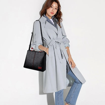 PU-Leder Freizeit-Crossbody-Taschen für Damen, Luxus-Designer-Tote-Handtasche, Damen, große Kapazität, Reisetasche für die Schulter