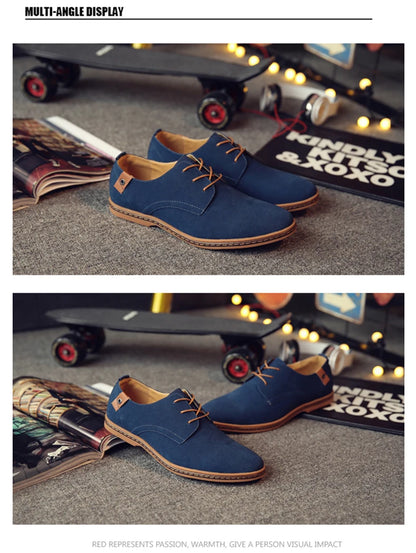 2025 Frühling Wildleder Herrenschuhe Oxford Bequeme Schuhe Elegante Schuhe