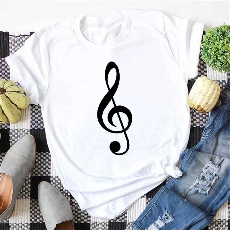 Mode Leoparden-Schädel bedrucktes Damen-T-Shirt Sommer Lässiges Frauen-T-Shirt Freizeit Rundhals Harajuku Tops Damenkleidung