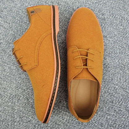 2025 Frühling Wildleder Herrenschuhe Oxford Bequeme Schuhe Elegante Schuhe
