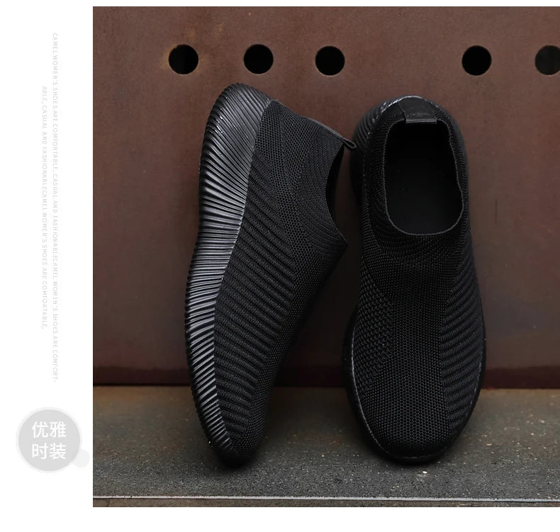 Damen Vulkanisierte Schuhe Hochwertige Damensneaker Slip-On Flache Schuhe Damen Loafers bis Größe 43 Walking Flach