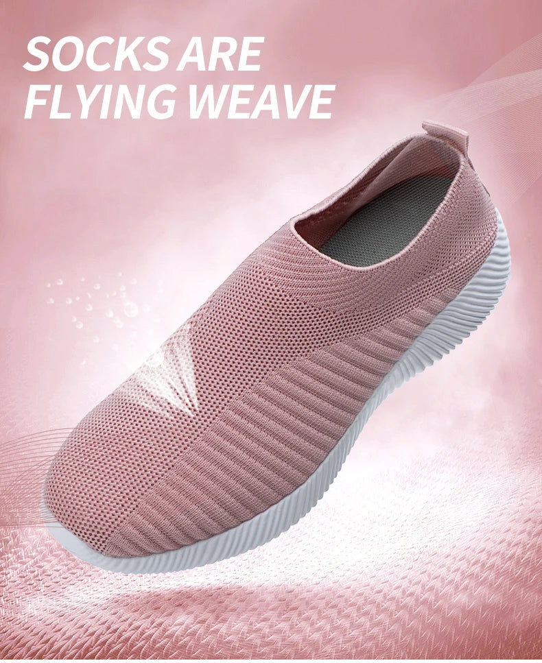 Damen Vulkanisierte Schuhe Hochwertige Damensneaker Slip-On Flache Schuhe Damen Loafers bis Größe 43 Walking Flach