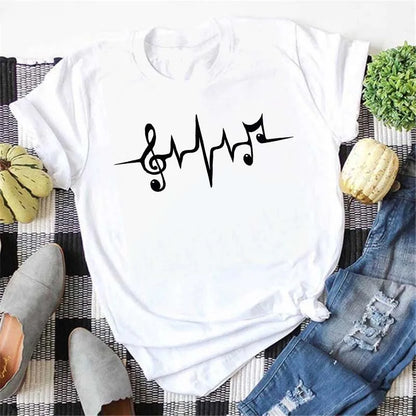 Mode Leoparden-Schädel bedrucktes Damen-T-Shirt Sommer Lässiges Frauen-T-Shirt Freizeit Rundhals Harajuku Tops Damenkleidung