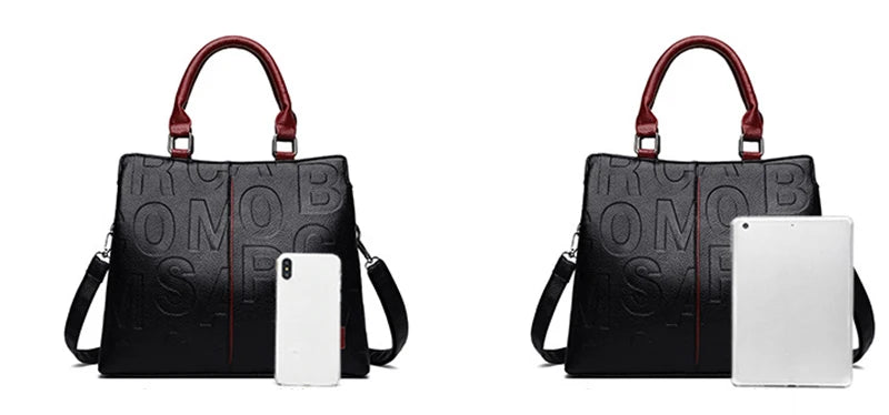 PU-Leder Freizeit-Crossbody-Taschen für Damen, Luxus-Designer-Tote-Handtasche, Damen, große Kapazität, Reisetasche für die Schulter