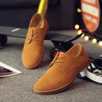 2025 Frühling Wildleder Herrenschuhe Oxford Bequeme Schuhe Elegante Schuhe