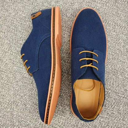 2025 Frühling Wildleder Herrenschuhe Oxford Bequeme Schuhe Elegante Schuhe