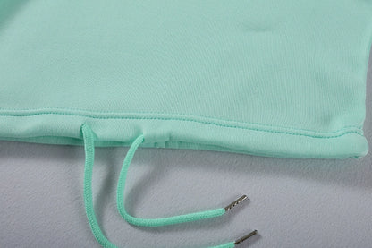 Modetrend Damenbekleidung, langärmeliger Sport-Casual-Anzug mit Taillen-Zweiteiler