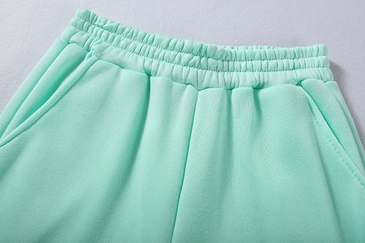 Modetrend Damenbekleidung, langärmeliger Sport-Casual-Anzug mit Taillen-Zweiteiler