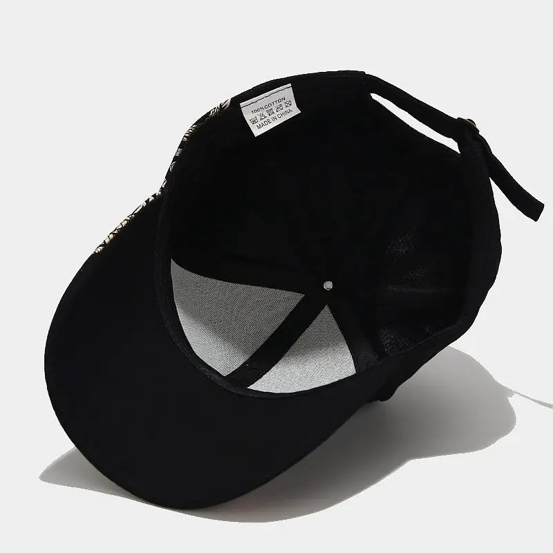 Druck chinesischer Drachen Herren Baseballcaps Totem Damen Baumwoll Snapback Sonnenschutz