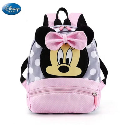 Disney Cartoon-Rucksack für Babys Jungen und Mädchen Minnie Mickey Mouse Kinder Süßer Schulranzen Kindergarten-Rucksack Geschenk für Kinder