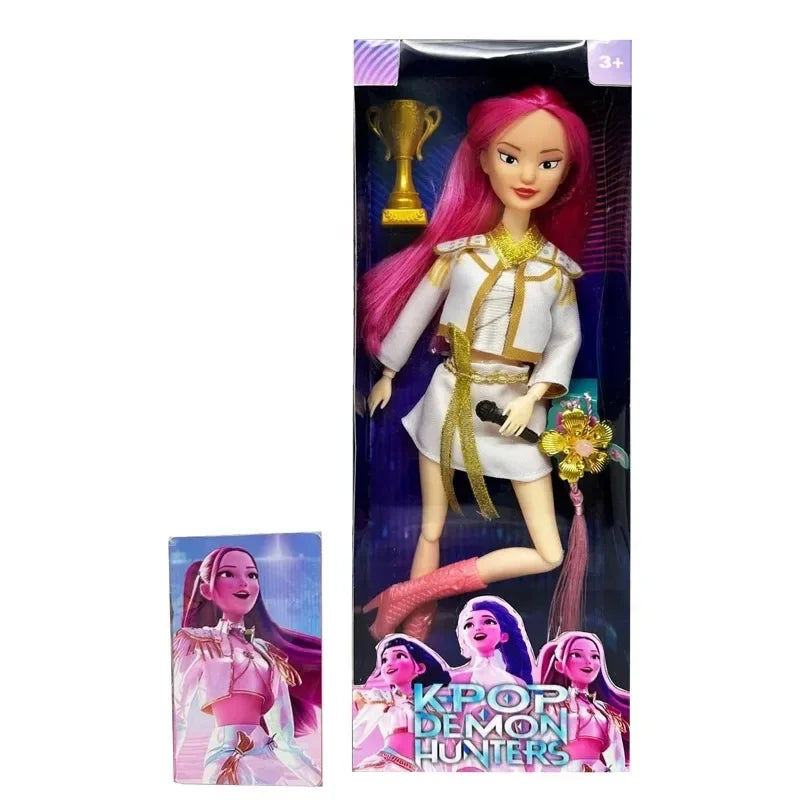 NEUE Puppenspielzeug KPOP Demon Hunters Actionfigur Spielzeug Rumi Mira Zoey Schöne Prinzessin Baby Puppe aus Plastik DIY Spielzeug für Mädchen