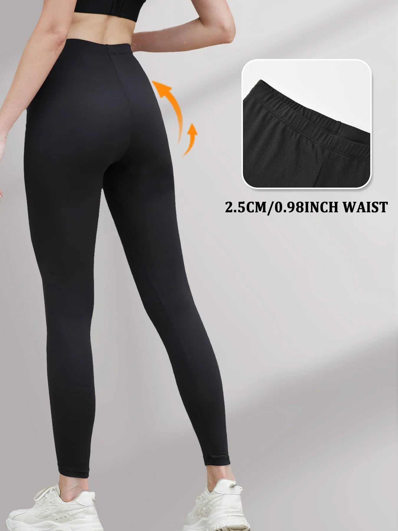 Leggings für Damen in Übergröße aus superweichem Stoff – hohe Elastizität für Yoga, Laufen, Training und lässige Alltagskleidung