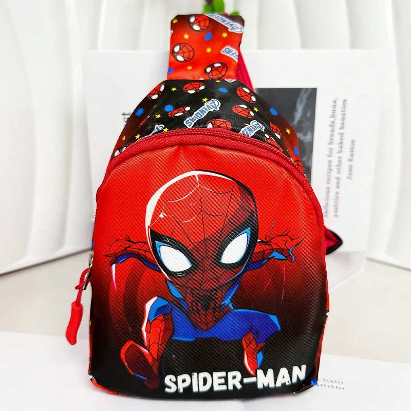 Spider-Man Sling-Tasche, Cartoon-Anime-Umhängetasche, modische lässige Schultertasche mit Münztasche für den täglichen Gebrauch