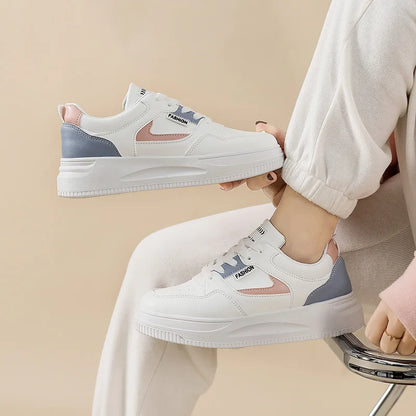 Damen Schuhe Große Größe 44 2025 Frühling Flache Outdoor Freizeit Sneaker Plateau Designer Turnschuhe Sportschuhe Zapatos De Mujer